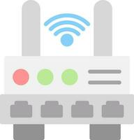 Wifi Router  Vector Icon Design