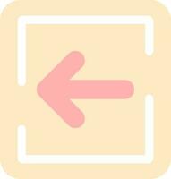 Left Arrow Vector Icon Design