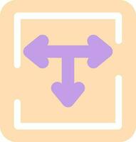 T Junction Vector Icon Design