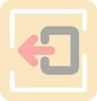 Logout Vector Icon Design