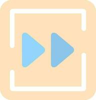 Fast Forward Vector Icon Design