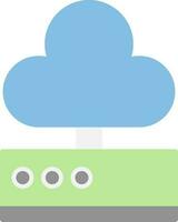 diseño de icono de vector de almacenamiento en la nube