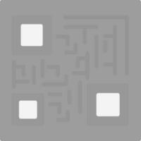 Qr code Vector Icon Design