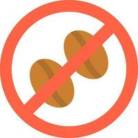 Prohibition Vector Icon Design