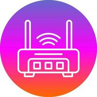Router  Vector Icon Design