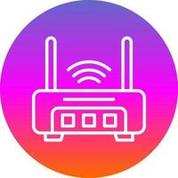 Router  Vector Icon Design