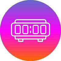 Digital Alarm Clock  Vector Icon Design