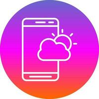 Weather App  Vector Icon Design