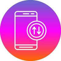 Mobile Data  Vector Icon Design