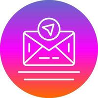 Send Mail  Vector Icon Design