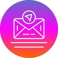 Send Mail  Vector Icon Design