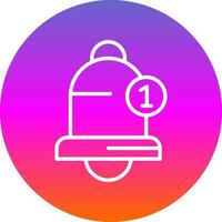 Notification Bell  Vector Icon Design