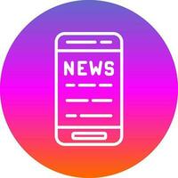 News  Vector Icon Design