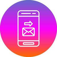 Send Mail  Vector Icon Design