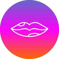 Lip  Vector Icon Design