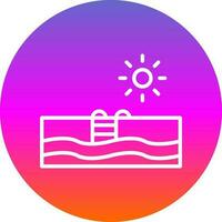 Swimming Pool  Vector Icon Design