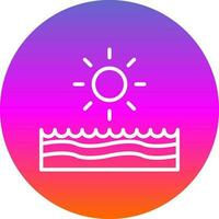 Beach  Vector Icon Design