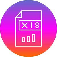 Xls  Vector Icon Design