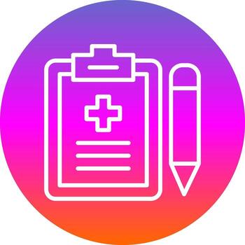 Medical Record  Vector Icon Design