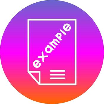 Example  Vector Icon Design