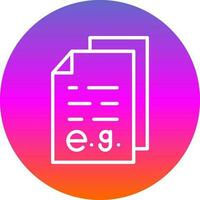 Example  Vector Icon Design