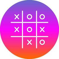 Tic Tac Toe  Vector Icon Design