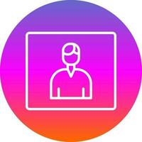 User Profile  Vector Icon Design