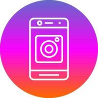 instagram vector icono diseño