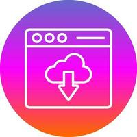 Cloud  Vector Icon Design