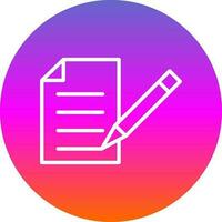 Contract Vector Icon Design