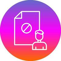 Termination Vector Icon Design