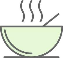 Bowl Vector Icon Design