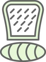 Bread Vector Icon Design