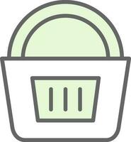 Picnic Basket  Vector Icon Design