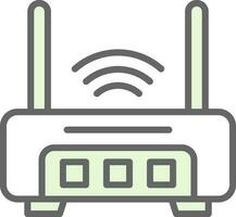 Router  Vector Icon Design