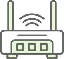 Router  Vector Icon Design