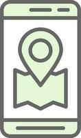 Location App  Vector Icon Design