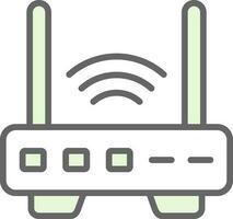 Router  Vector Icon Design