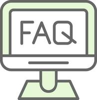 Faq  Vector Icon Design