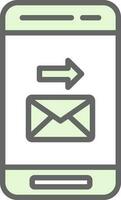 Send Mail  Vector Icon Design