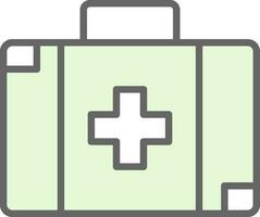 First Aid Kit  Vector Icon Design