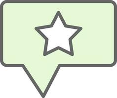 Starred  Vector Icon Design