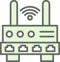 Wifi Router  Vector Icon Design