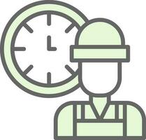 Working Hours  Vector Icon Design