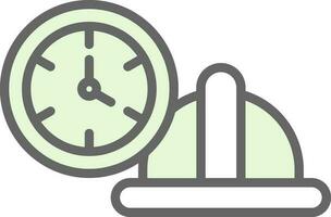 Working Hours  Vector Icon Design