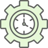 Working Hours  Vector Icon Design