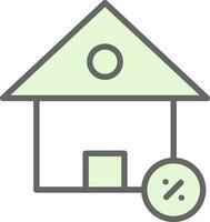 Mortgage Vector Icon Design