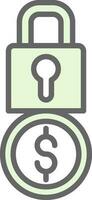 Locked Vector Icon Design