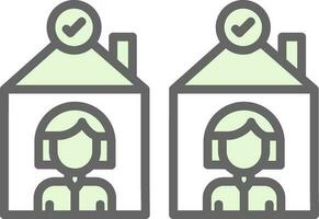 Isolation Vector Icon Design