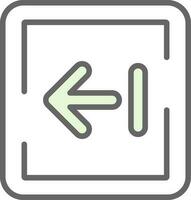 Left Arrow Vector Icon Design